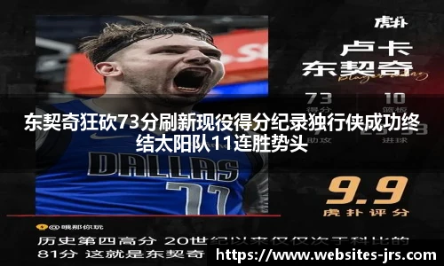 东契奇狂砍73分刷新现役得分纪录独行侠成功终结太阳队11连胜势头